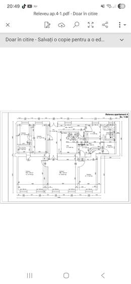 Apartament cu 4 camere semidecomandat în Dorobanților
