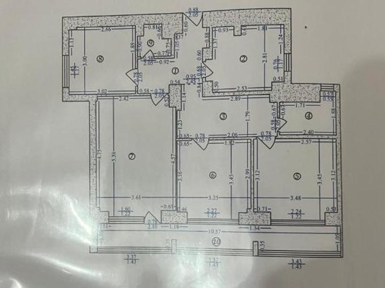 Apartament cu 4 camere decomandat, mobilat în Obor