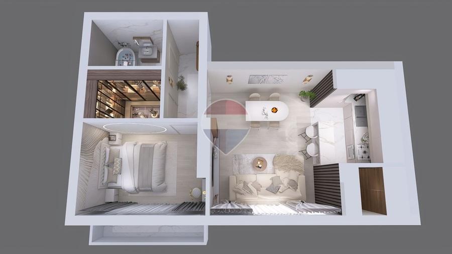 Apartament de vanzare 2 camere | Bragadiru Cartierul Latin Ghencea - 11