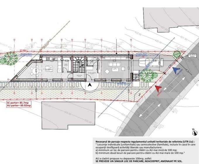 Teren Construcții intravilan de 560 mp, în Andrei Mureșanu