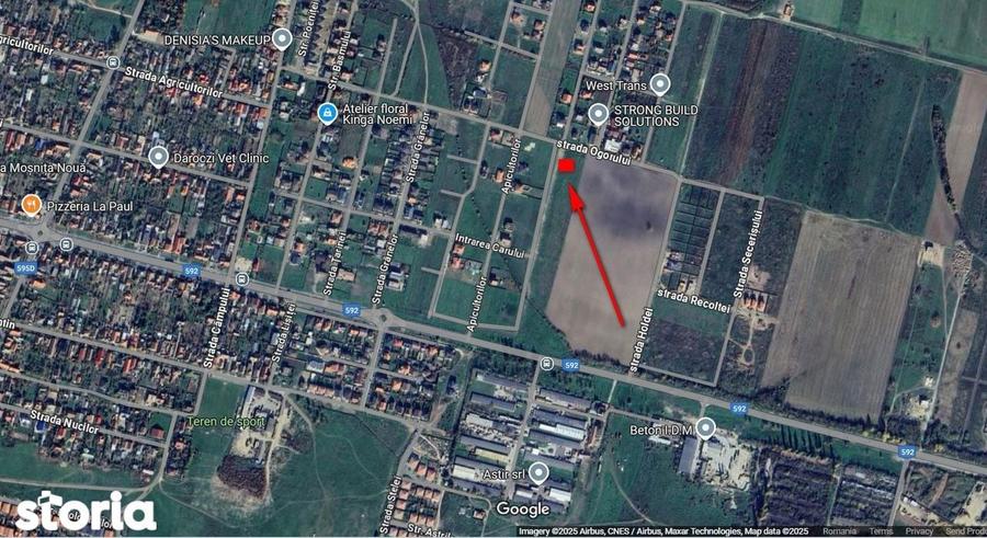 Comision 0% Teren 818 mp pentru duplex Mo?ni?a Noua - 2