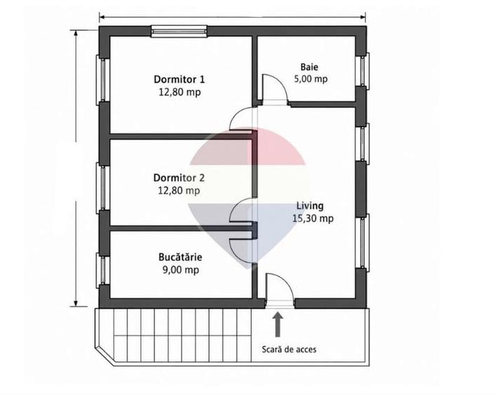 Casă individuală cu 5 camere cu Teren 676 Mp în Valenta