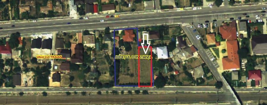 VALU LUI TRAIAN  - Teren 1000mp deschidere 20m - 2