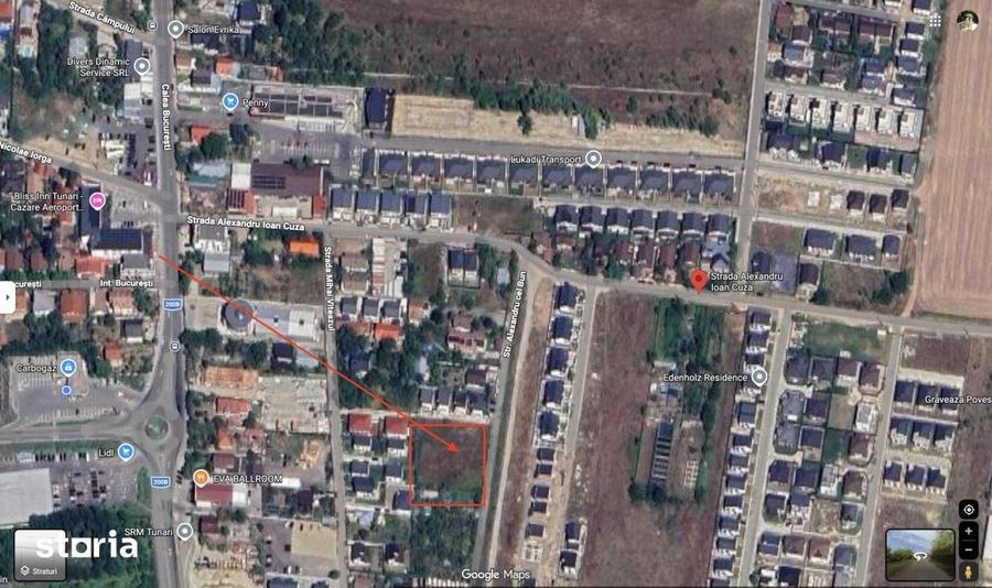 Teren de 1500 mp, în Tunari