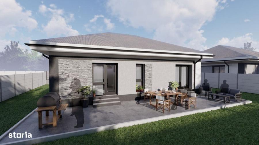 Casă cu 4 camere cu Teren 400 Mp în Vârteju