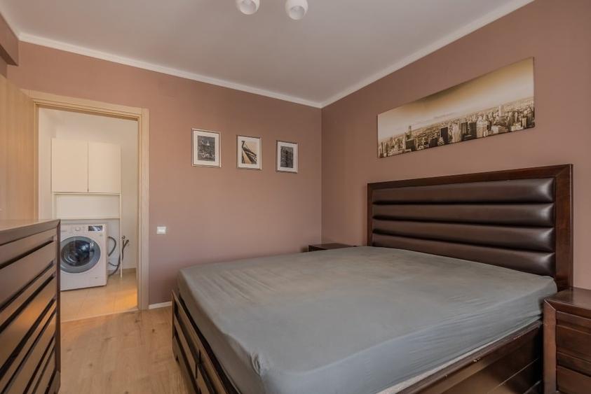 Apartament cu 2 camere semidecomandat, mobilat în Băneasa