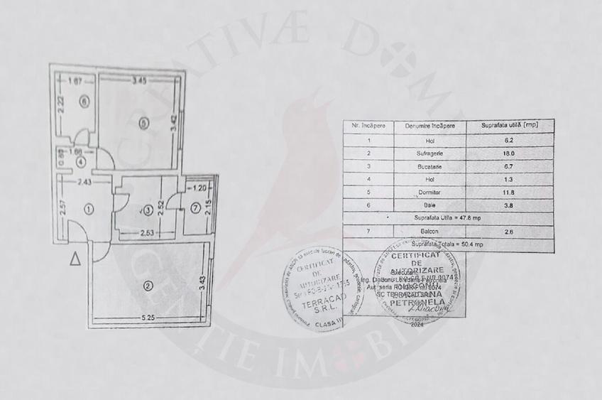 Apartament cu 2 camere decomandat, mobilat în Semicentral