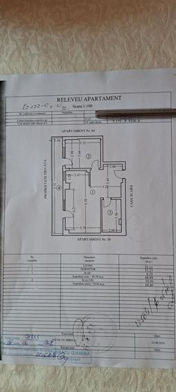 Apartament cu 2 camere decomandat în Liniștii