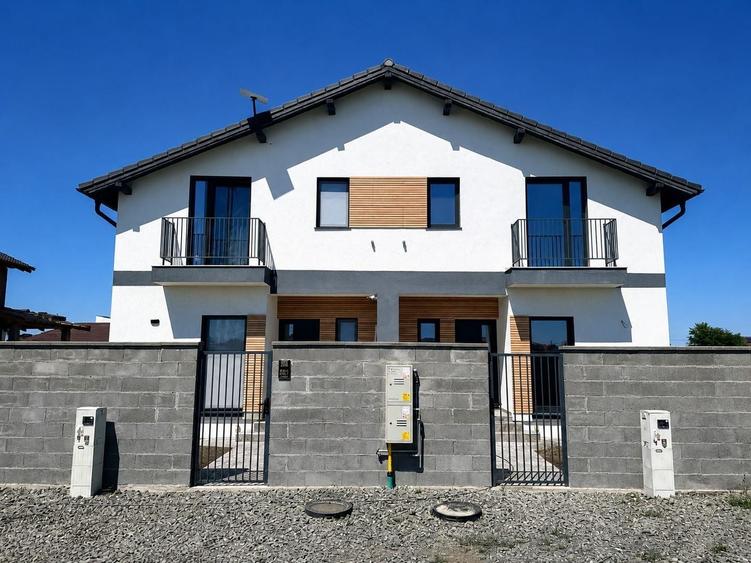 Duplex cu 4 camere cu Canalizare în Moșnița Nouă