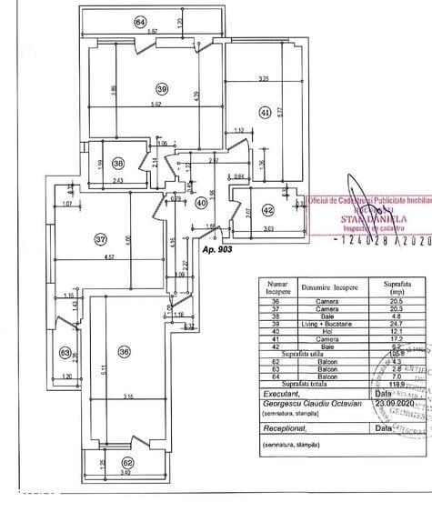 Apartament cu 4 camere decomandat în Dămăroaia
