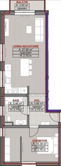 Apartament cu 2 camere decomandat în Girocului