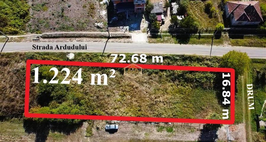 Teren Construcții intravilan de 1224 mp, în Sud