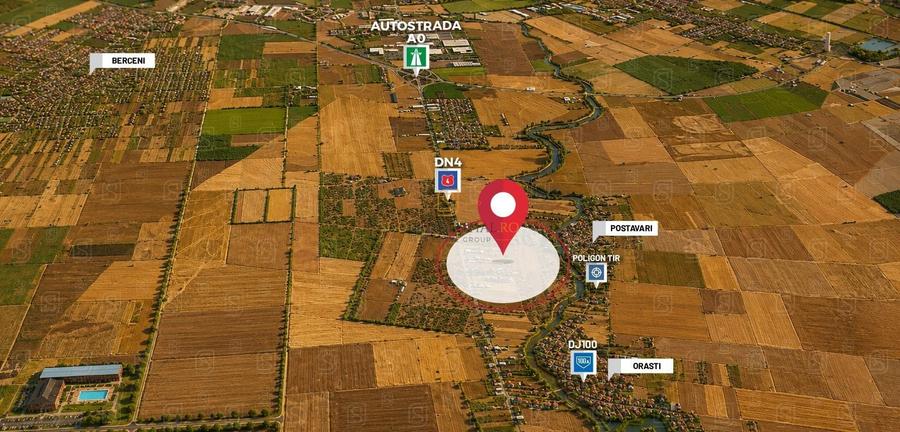 Teren agricol intravilan de 15300 mp, în Frumușani