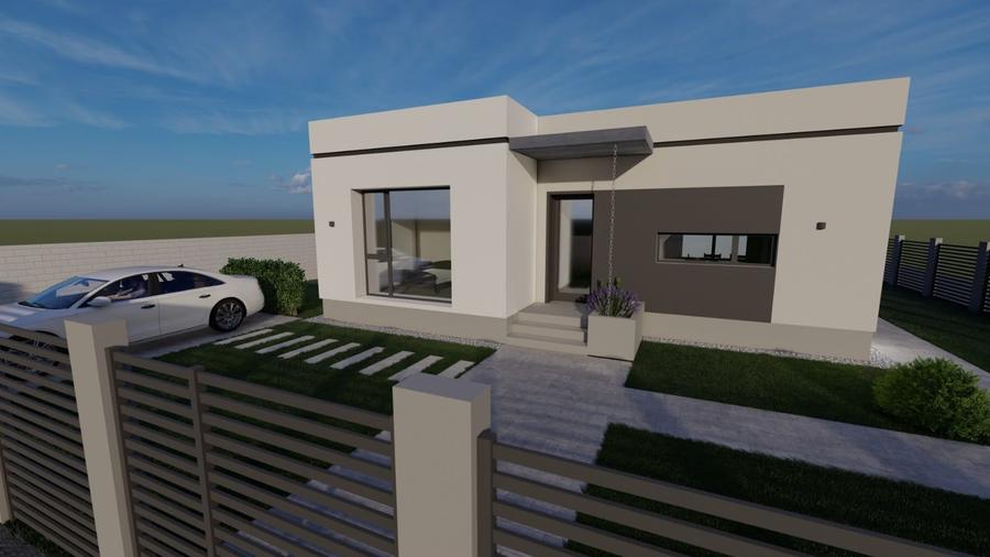 Casă cu 3 camere cu Teren 536 Mp în Sânmihaiu Român