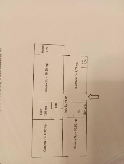 Apartament cu 2 camere decomandat în Central