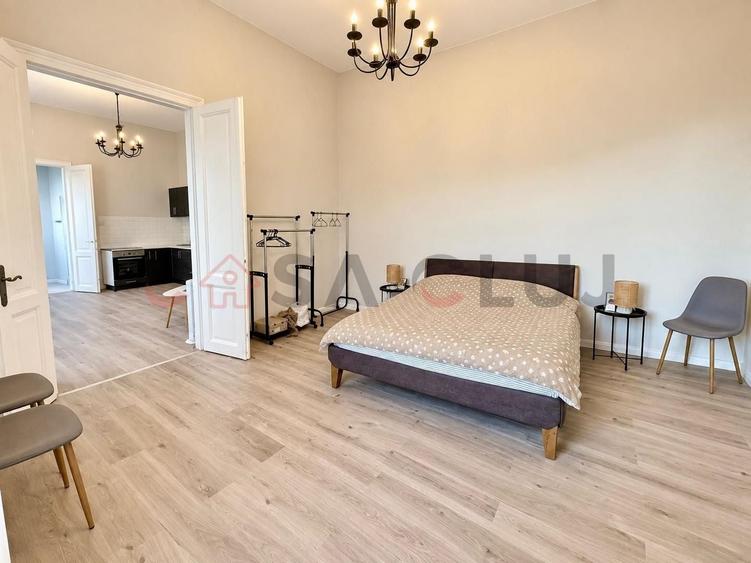 Apartament cu 3 camere semidecomandat, mobilat în Mărăști