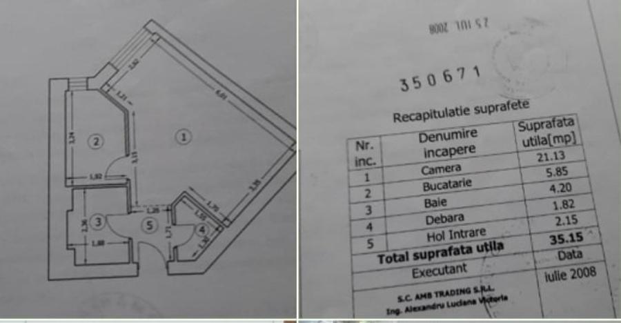 Garsonieră semidecomandată în Doamna Ghica