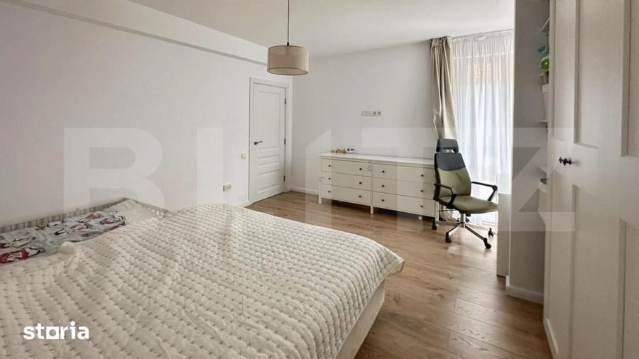 Apartament cu 2 camere, gradina, imobil tip vila, 2 parcari, zona Sub - 4