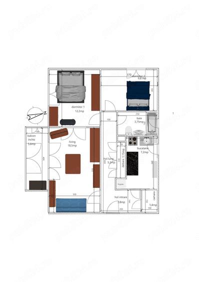 Apartament cu 3 camere decomandat în Dâmbu Pietros