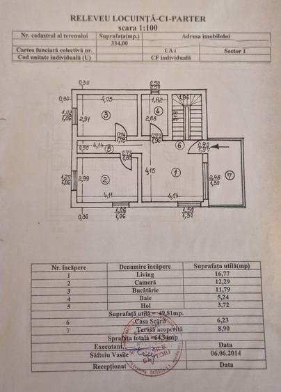 Casă individuală cu 5 camere cu Canalizare în Chitila
