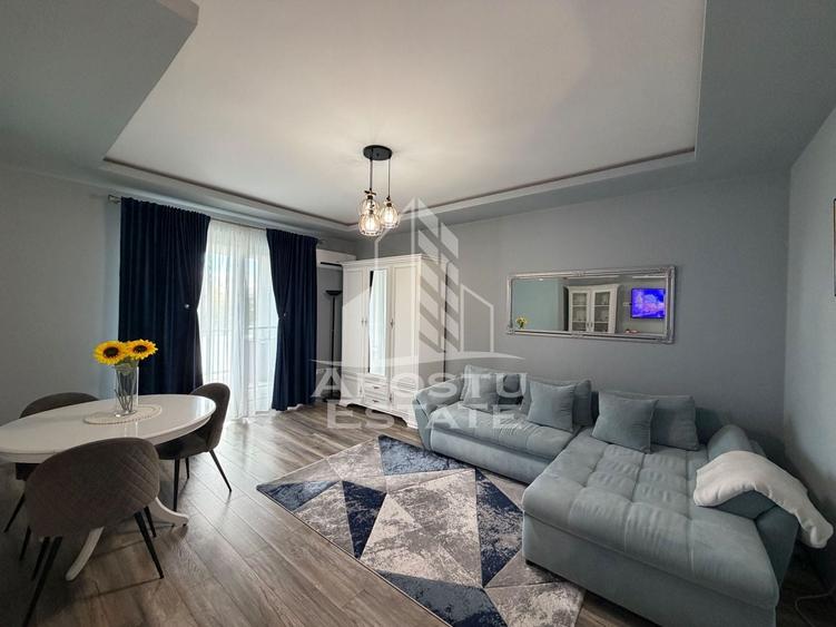 Apartament cu 2 camere semidecomandat, mobilat în Dumbrăvița