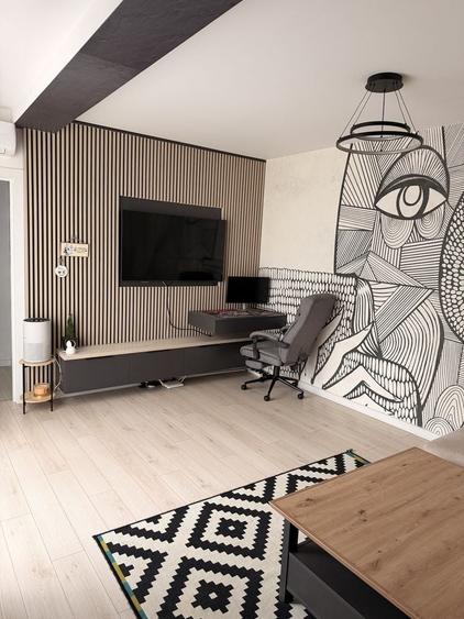 Apartament cu 2 camere semidecomandat în Mihai Bravu