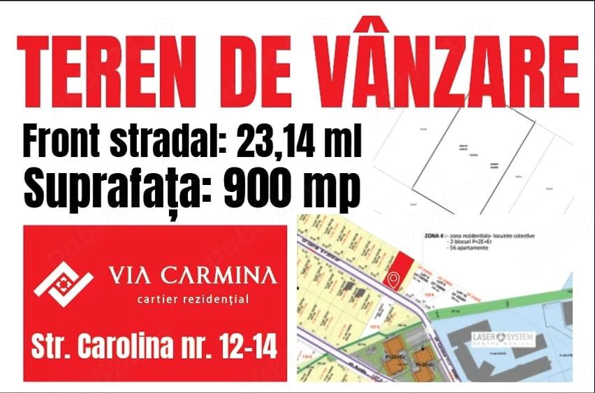 Vand teren intravilan Via Carmina zona 4 - 1