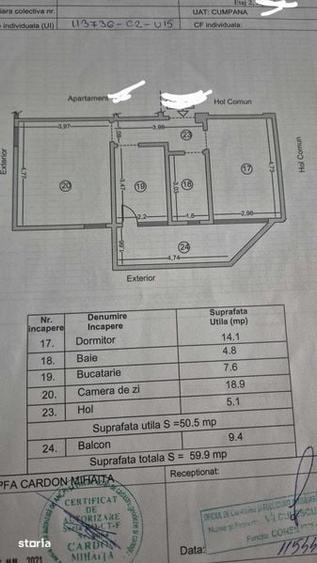 Apartament cu 2 camere în Far