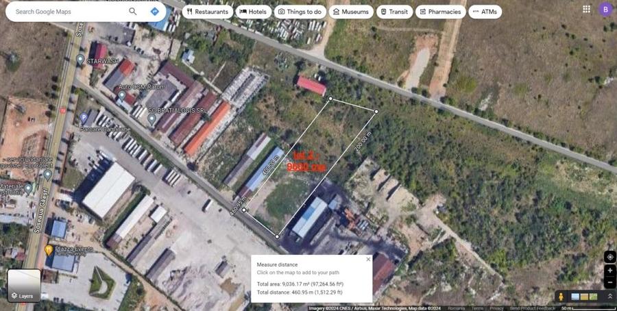 Teren Construcții intravilan de 5000 mp, în Sud-Vest