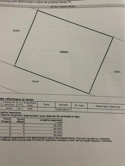 Teren agricol extravilan de 500 mp, în Costinești