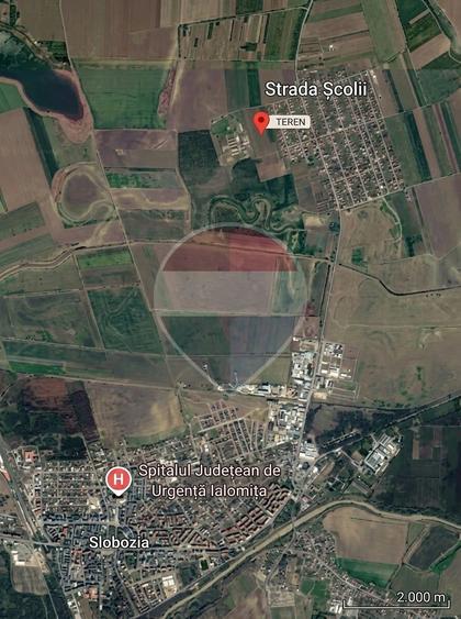 Teren de 5000 mp, în Central