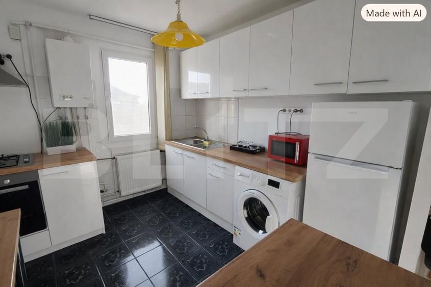 Apartament cu 2 camere semidecomandat, mobilat în Take Ionescu