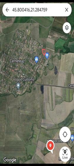 Teren de 797 mp, în Cerneteaz