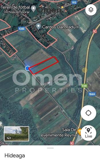 Teren agricol extravilan de 12000 mp, în Hideaga