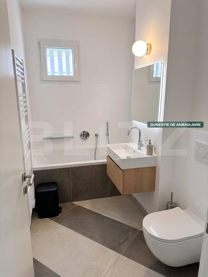 Apartament cu 2 camere semidecomandat, mobilat în Zărnești