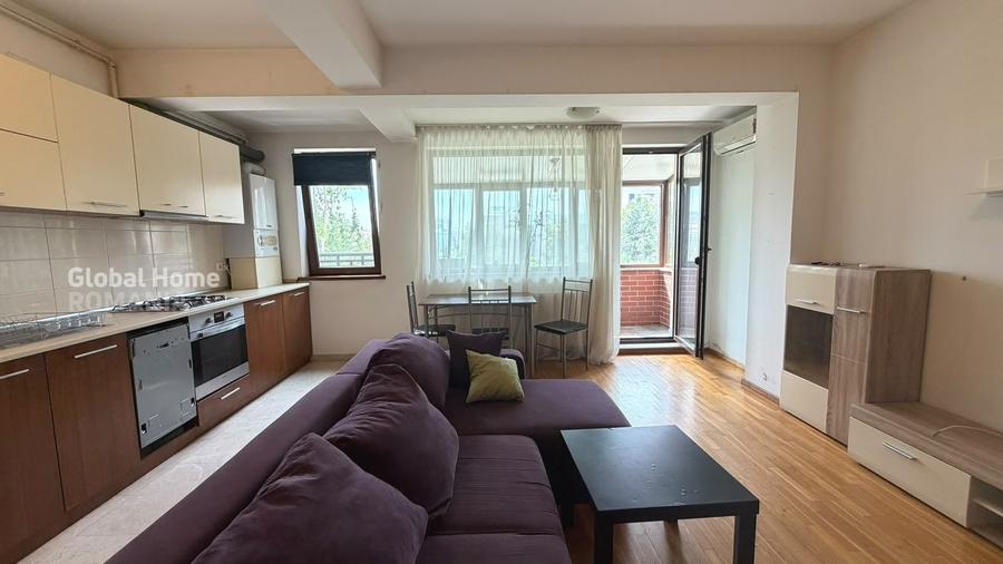 Apartament cu 2 camere semidecomandat, mobilat în Sisești