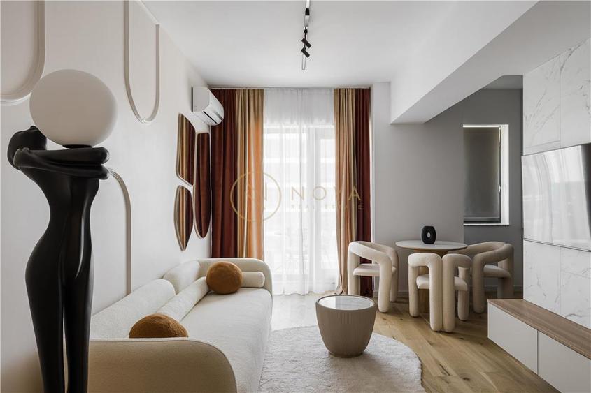 Apartament cu 2 camere decomandat, mobilat în Pipera