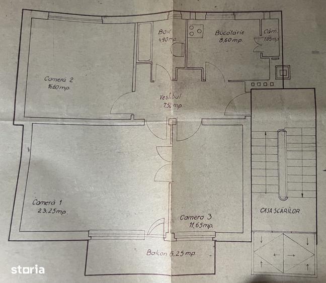 Apartament cu 3 camere în Grigorescu