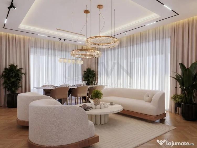 Apartament cu 4 camere decomandat în Pipera