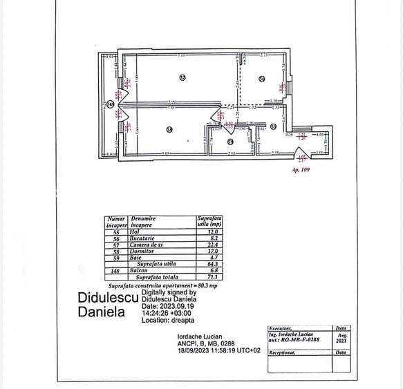 Apartament cu 2 camere decomandat, mobilat în Pipera