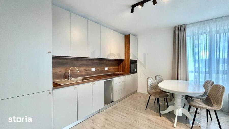 Apartament cu 2 camere, mobilat în Băneasa