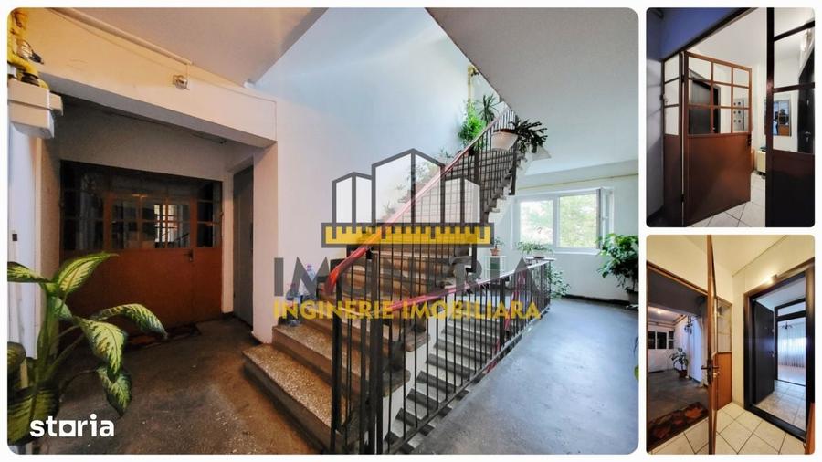 Apartament cu 3 camere semidecomandat în Colentina