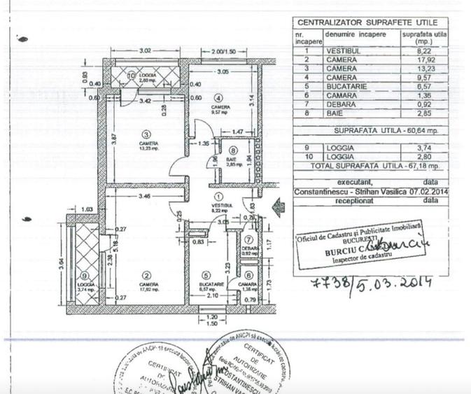 Apartament cu 3 camere decomandat în Drumul Taberei