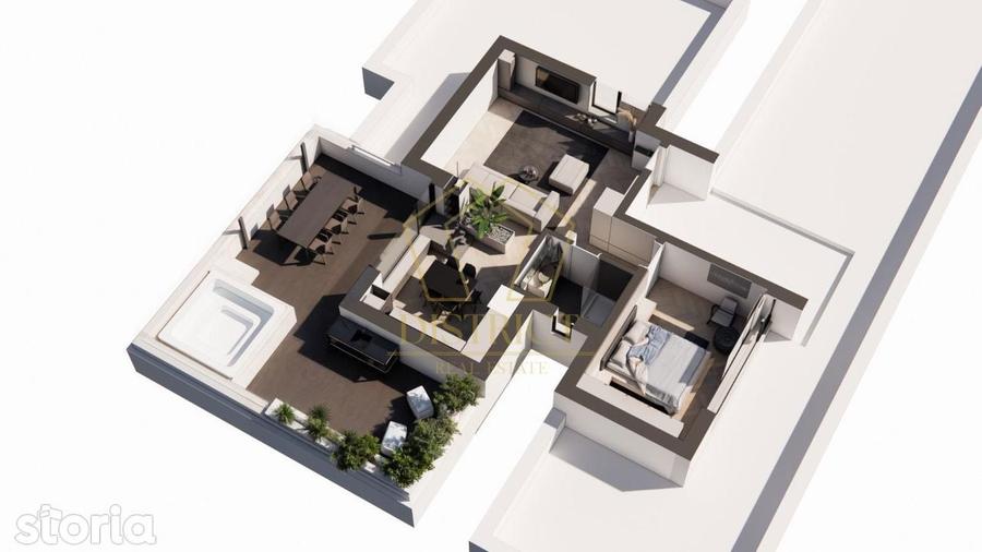 Apartament cu 2 camere, mobilat în Dumbrăvița