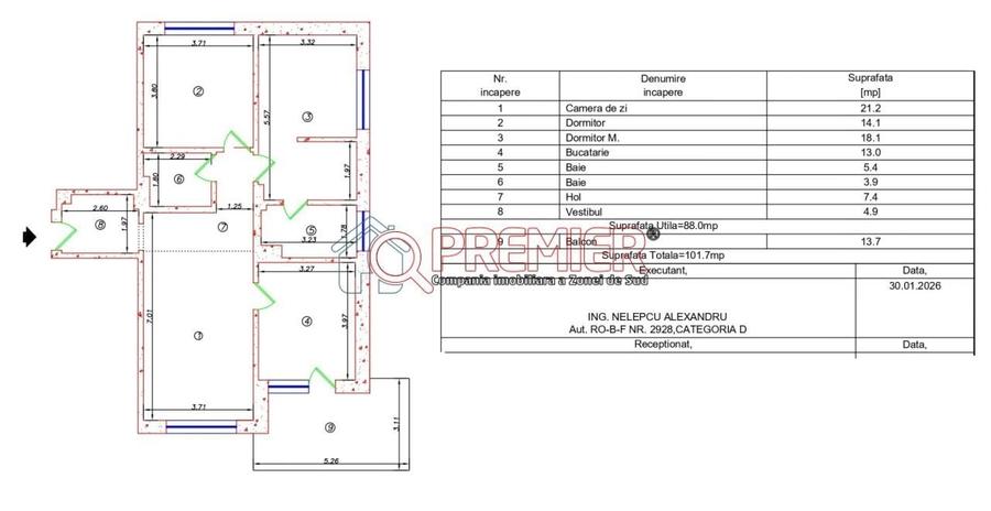 3 Camere | Bloc nou - Sector 4 Drumul Binelui - 3