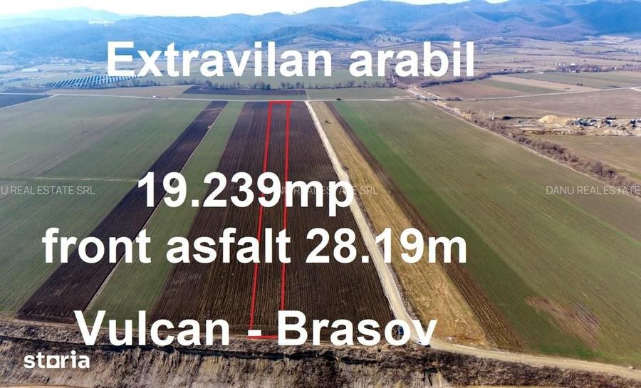 Comision0% Extravilan arabil 19239mp; acces DJ112A Vulcan spre Codlea - 6