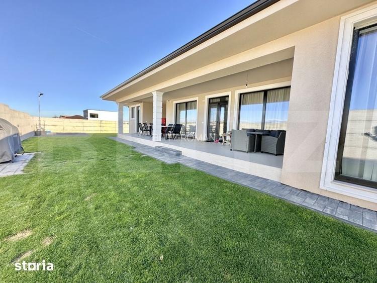 Casa superba, pe un singur nivel, 284 mp, mobilata lux
