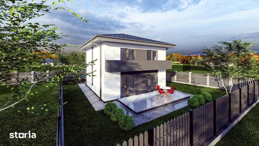 Casă cu 5 camere cu Teren 400 Mp în Miroslava
