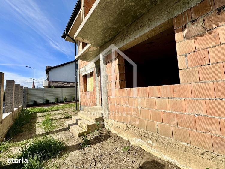 Duplex la rosu cu 4 camere, 117mp utili, 230mp teren, Selimbar - 6