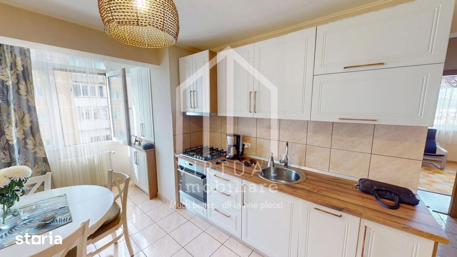 Apartament cu 3 camere, mobilat în Vasile Aaron